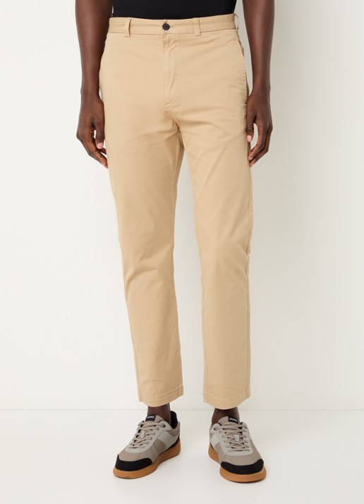 HUGO David slim fit chino met steekzakken - detail 2 medium beige-269 / beige