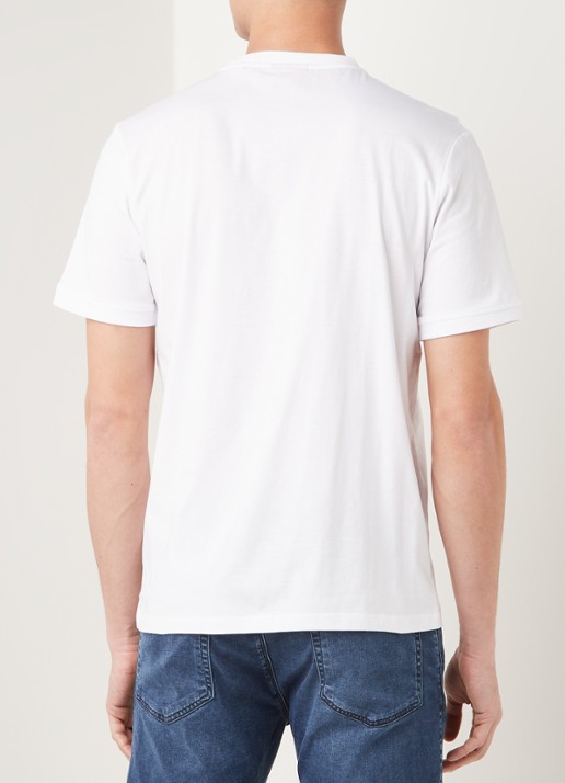HUGO Diragolino T-shirt met logo - achterkant 4 wit