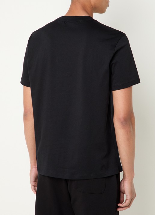 HUGO Dobero T-shirt met logoprint - achterkant 2 zwart