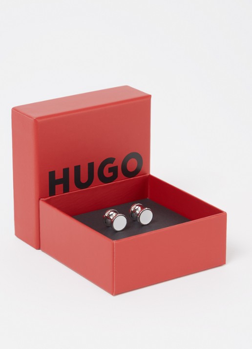 HUGO E-Tokeep manchetknopen - voorkant 2 wit