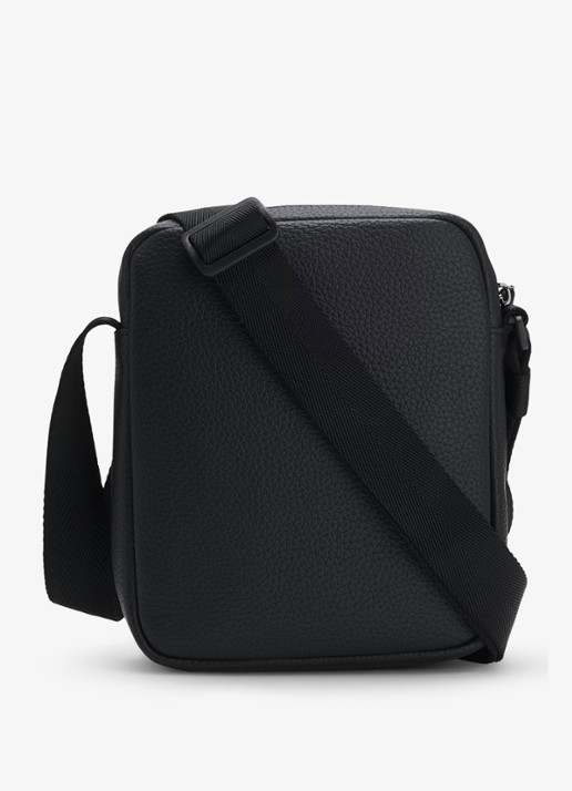 HUGO Ethon crossbodytas met logo en verstelbare schouderriem - detail 5 black-002 / zwart