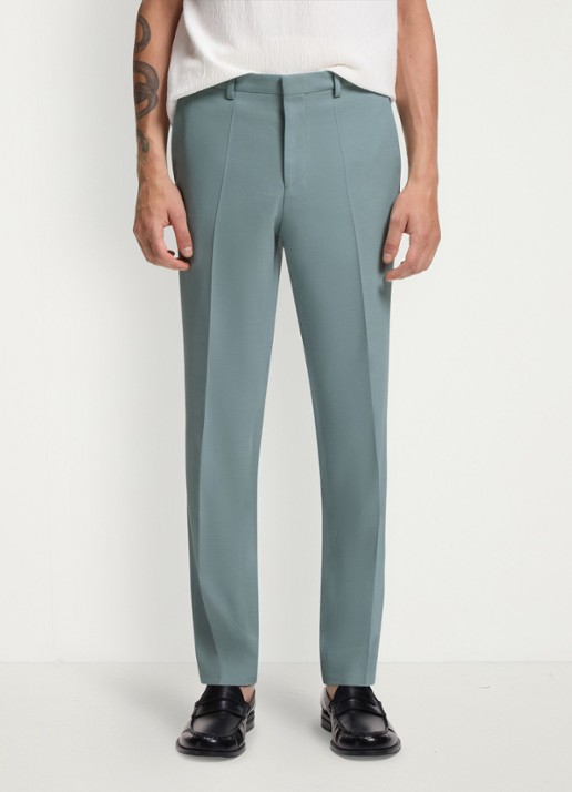HUGO Extra slim-fit tweedelig pak van stretchmateriaal - detail 6 open grey-074 / grijs