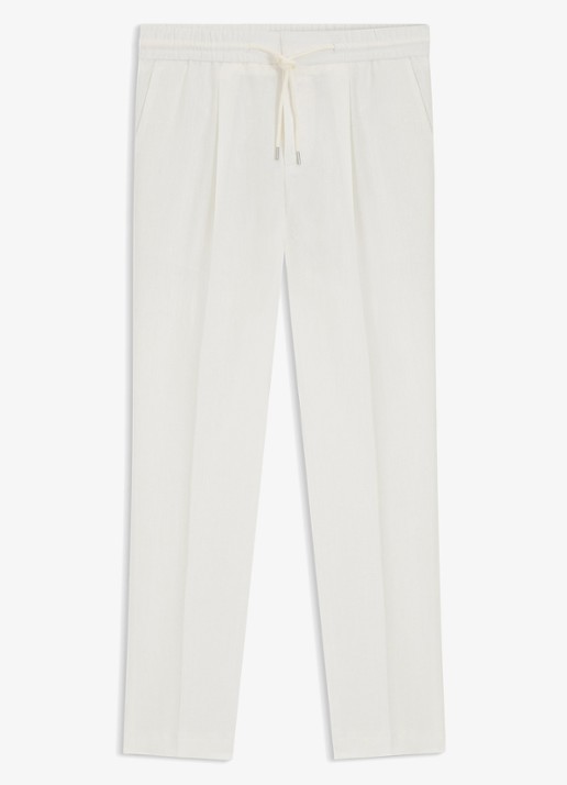 HUGO Getlin251F3 tapered fit pantalon in katoenblend