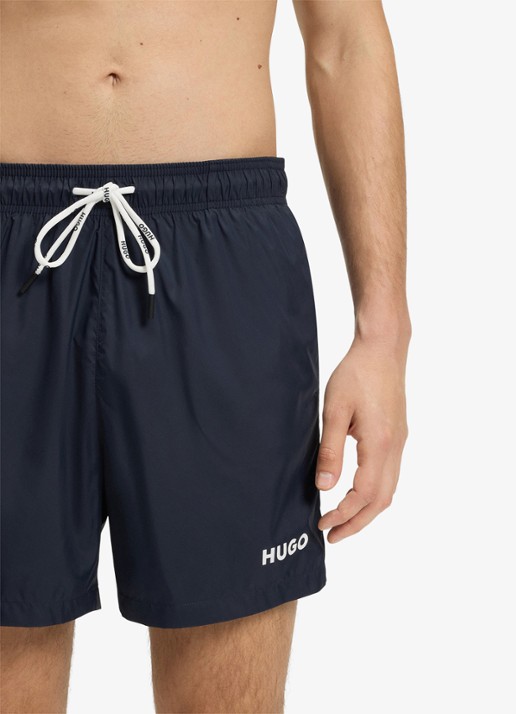 HUGO Haiti zwemshorts met logo  - detail 2 dark blue-405 / blauw