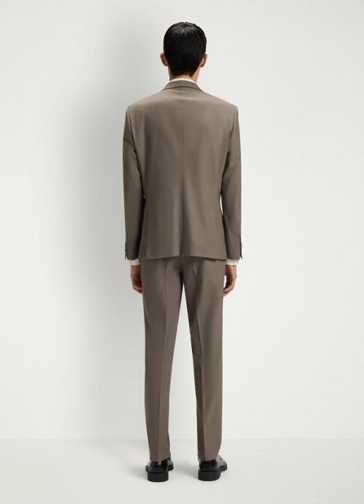 HUGO Henry/Getlin232X slim fit 2-delig pak in wolblend - achterkant 8 medium grey-032 / grijs