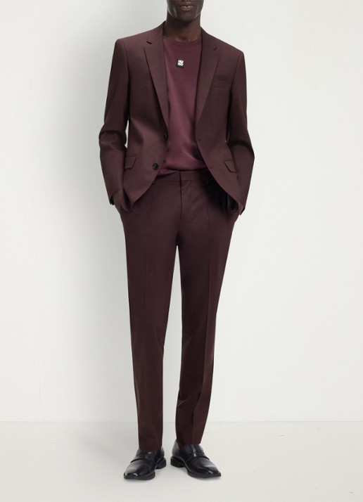 HUGO Henry/Getlin232X slim fit 2-delig pak in wolblend