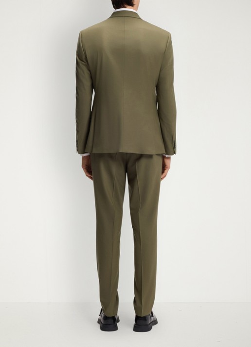 HUGO Henry/Getlin232X slim fit 2-delig pak in wolblend - achterkant 3 groen