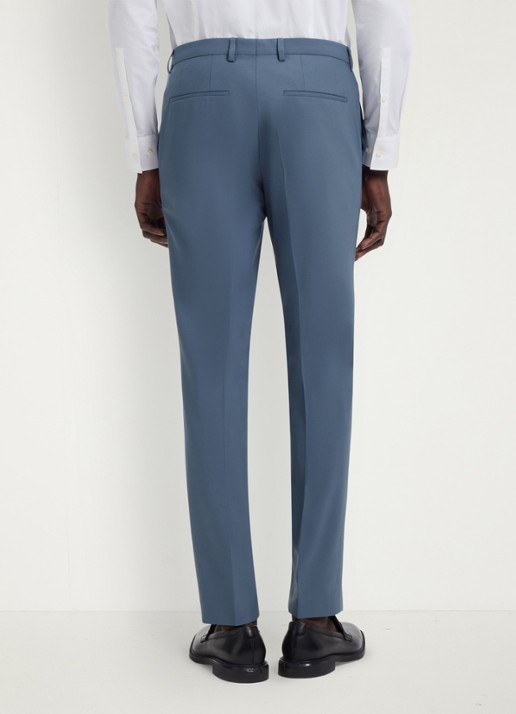 HUGO Henry/Getlin232X slim fit 2-delig pak in wolblend - detail 6 open blue-496