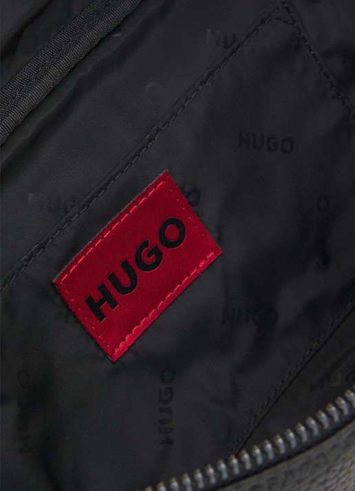 HUGO Heuptas met logo - achterkant 4 black-002 / zwart