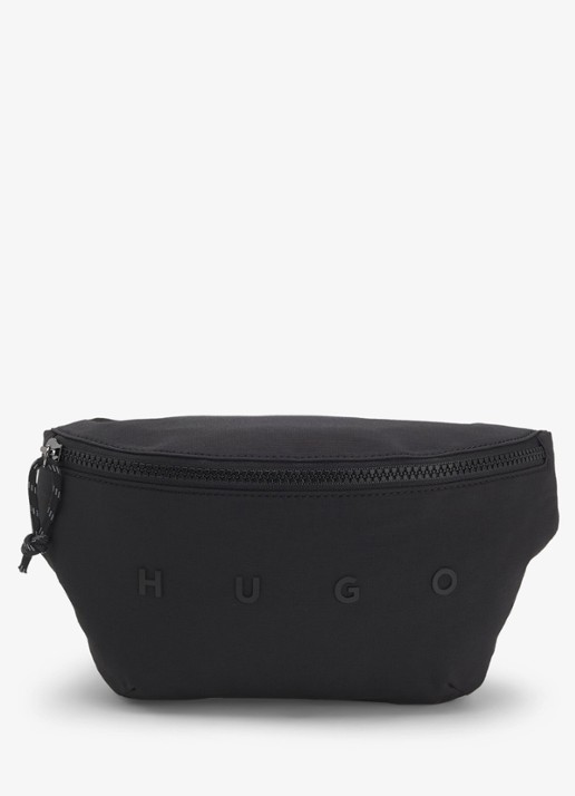 HUGO Heuptas met logo - voorkant 2 zwart