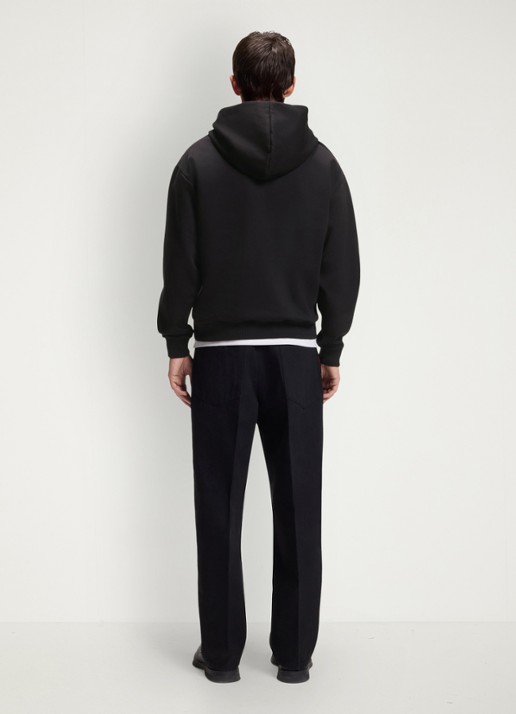 HUGO Hoodie met capuchon en logo - achterkant 5 black-001