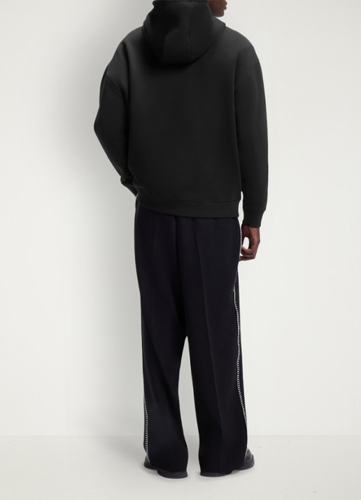 HUGO Hoodie met print - achterkant zwart
