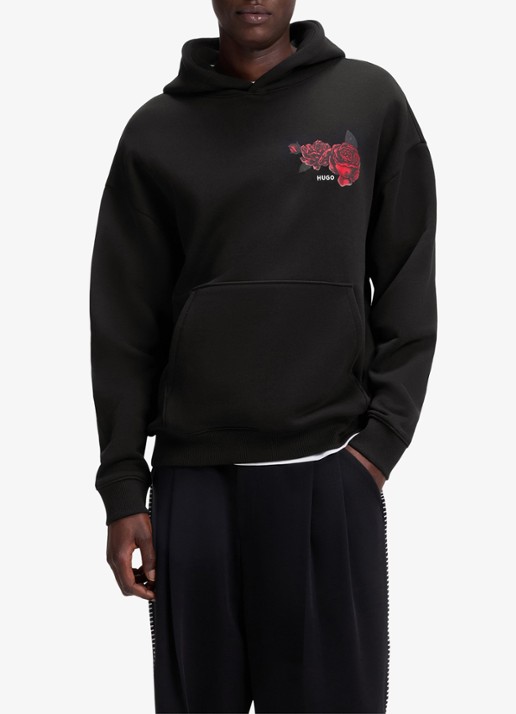 HUGO Hoodie met print