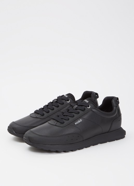 HUGO Icelin sneaker met logo - detail 2 zwart