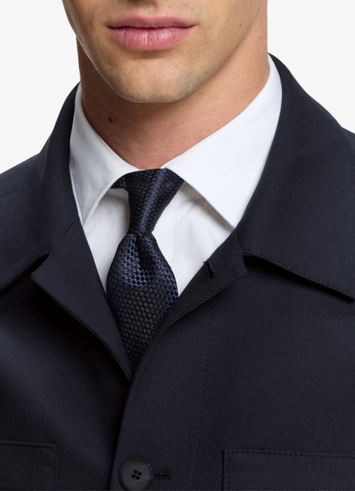 HUGO Jack met borstzakken - detail 2 donkerblauw