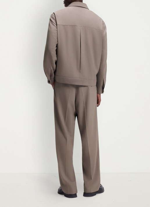 HUGO Jack met borstzakken - achterkant 4 beige