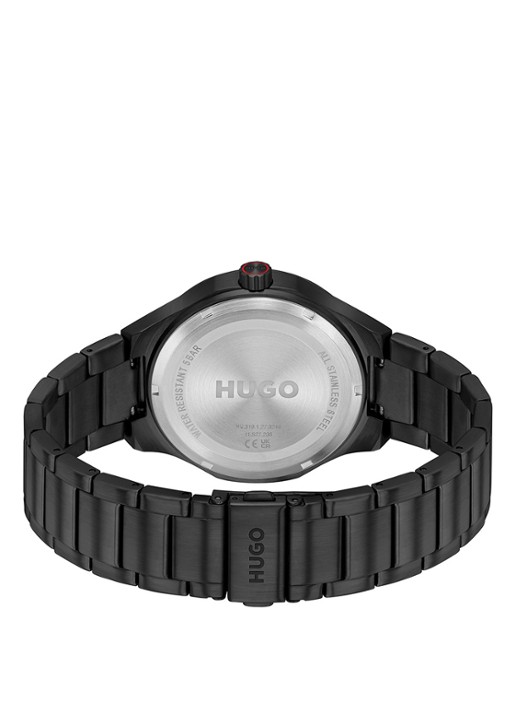 HUGO #LIT horloge HU1530450   - detail 4 zwart