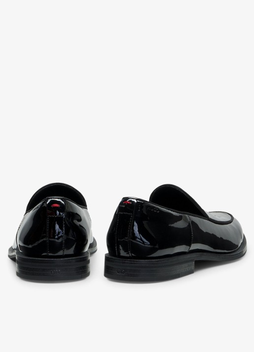 HUGO Loafer van lakleer - detail 5 black-001 / zwart