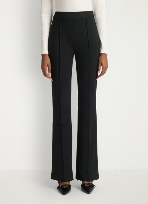 HUGO Nalvasi high waist flared fit pantalon met siernaad