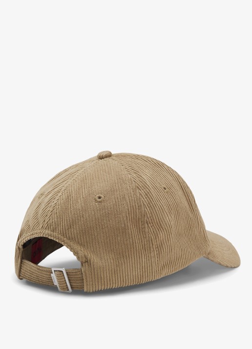 HUGO Pet van corduroy - achterkant 2 beige