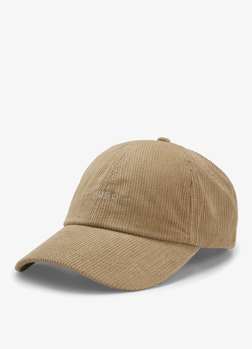HUGO Pet van corduroy - detail beige
