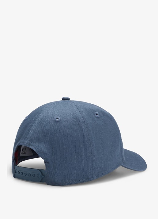 HUGO Pet van katoenen twill met logo - detail 2 open blue-496 / blauw