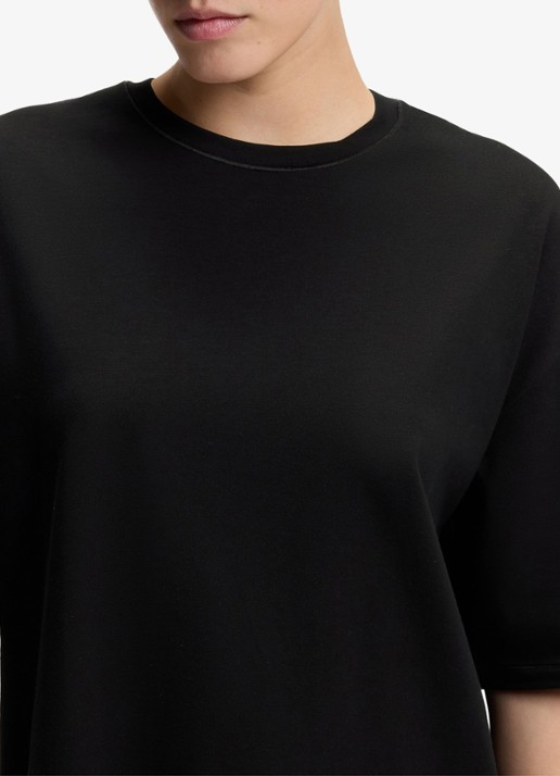 HUGO Pyjamashirt met mesh detail - detail 5 zwart