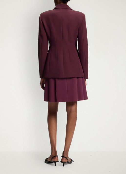 HUGO Regular-fit blazer van stretchmateriaal - achterkant 3 aubergine