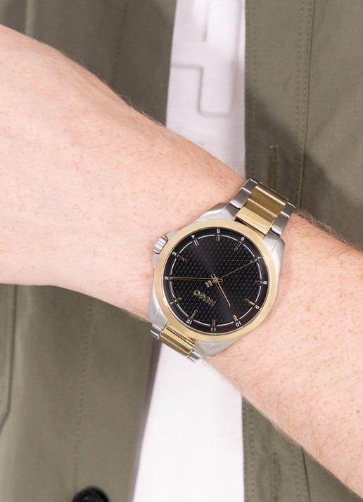 HUGO #SEAM horloge HU1530452  - voorkant 4 zilver