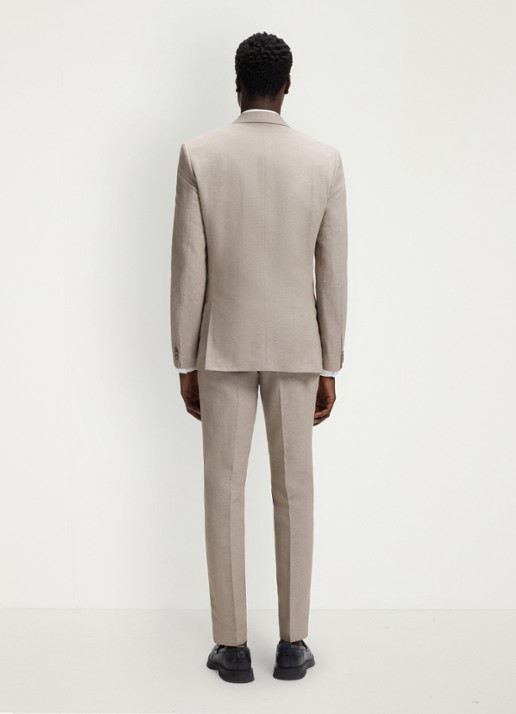 HUGO Slim fit 2-delig pak in katoenblend - achterkant light/pastel brown-237 / bruin