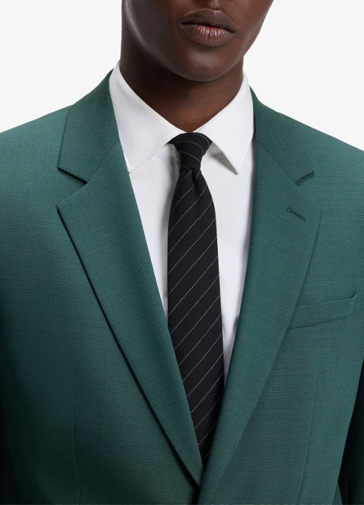 HUGO Slim fit 2-delig pak in wolblend - detail 3 groen