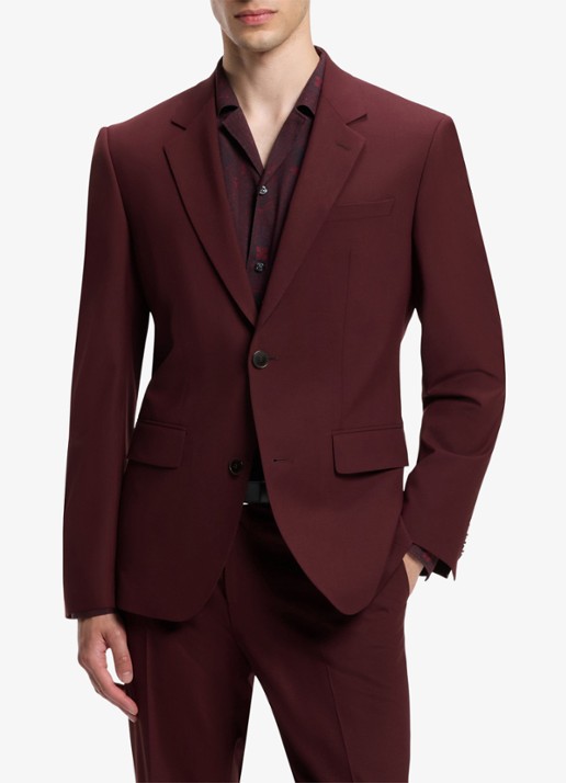 HUGO Slim fit 2-delig pak in wolblend
