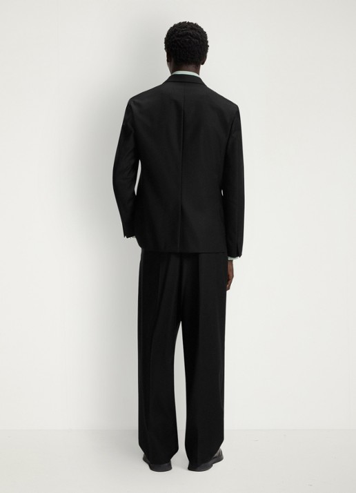 HUGO Slim fit colbert met steekzakken - achterkant 6 zwart