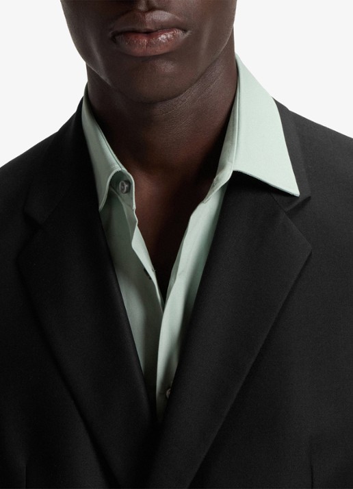 HUGO Slim fit colbert met steekzakken - detail 2 zwart