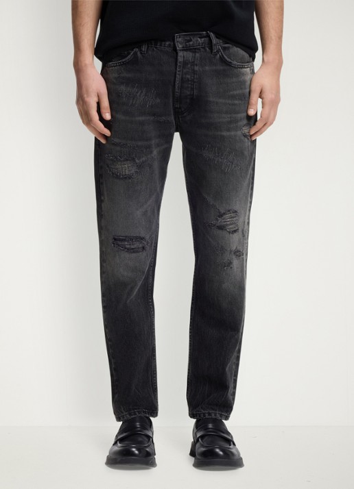 HUGO Slim fit jeans met gekleurde wassing