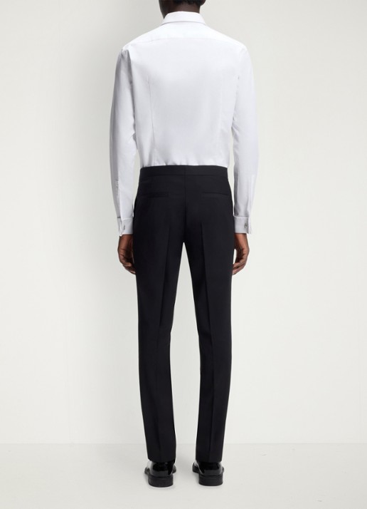 HUGO Slim fit overhemd van katoen - achterkant 6 wit