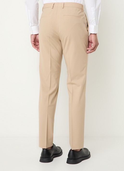 HUGO Slim-fit pak van een wolmix met hoogwaardige stretch - achterkant 2 beige