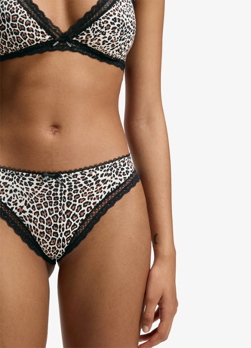 HUGO Slip met dierenprint