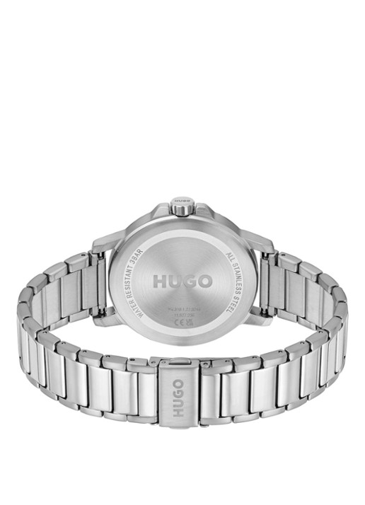 HUGO Smooth horloge HU1530419  - detail 2 zilver