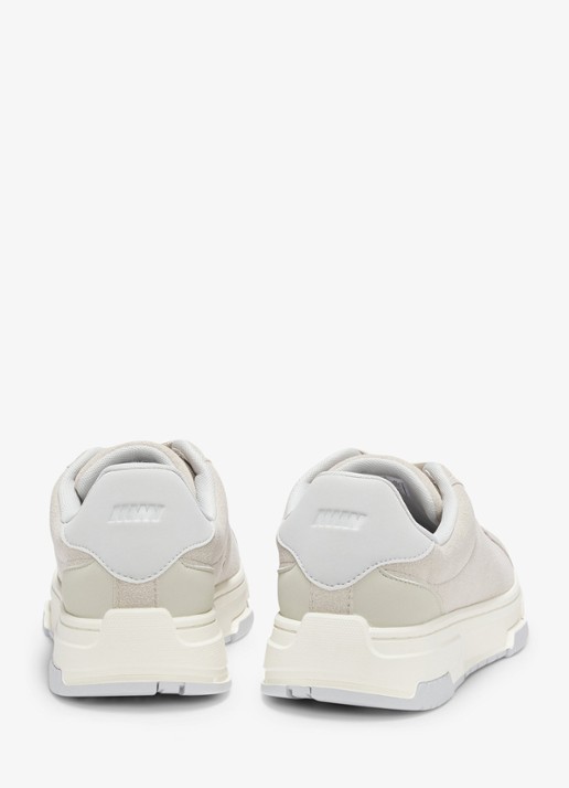 HUGO Sneaker met logo - detail beige