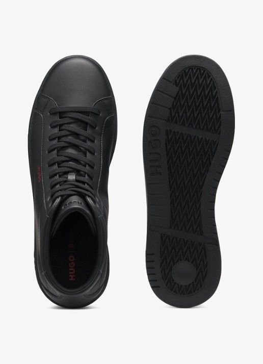 HUGO Sneaker met logo - achterkant 5 zwart