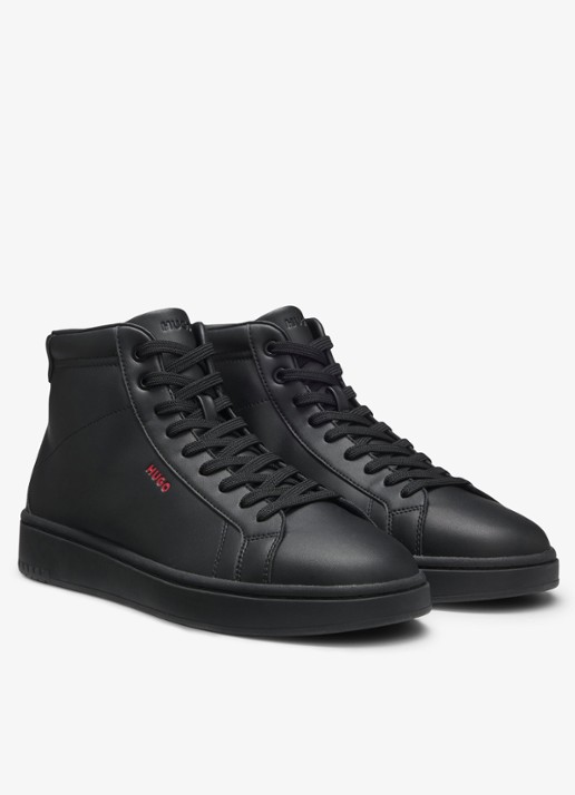 HUGO Sneaker met logo - detail 4 zwart
