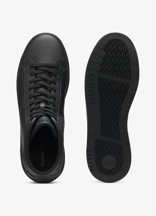 HUGO Sneaker met logo - detail 5 zwart