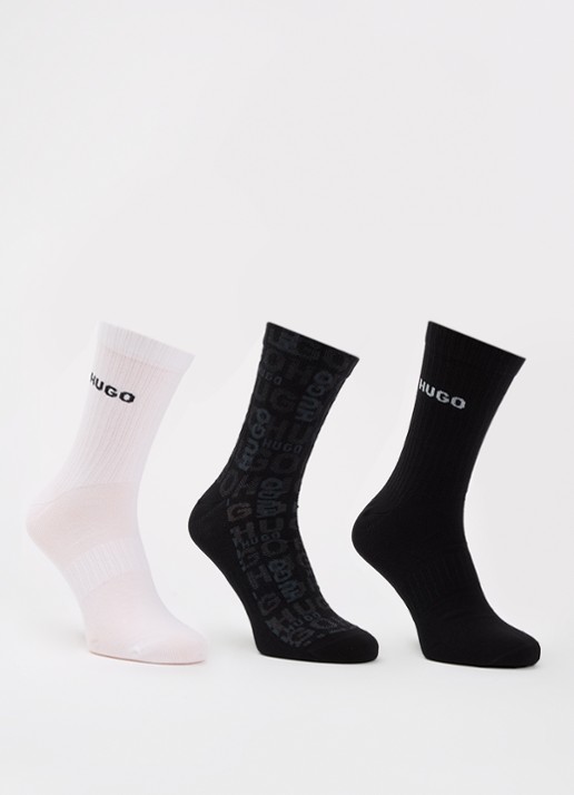 HUGO Sokken in katoenblend in 3-pack