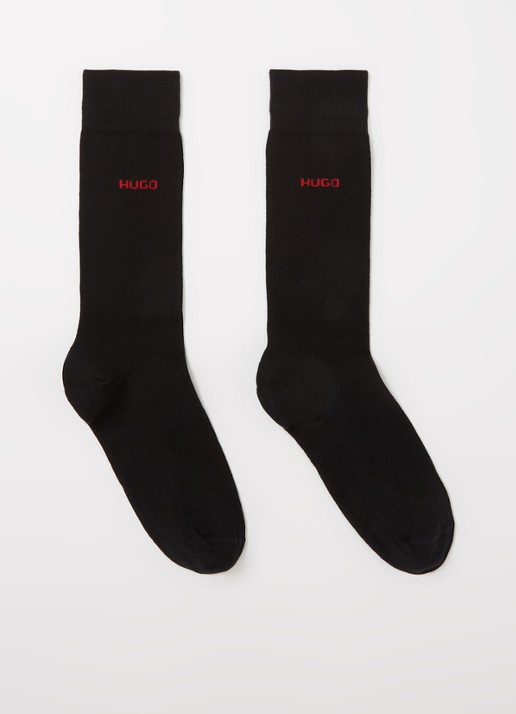 HUGO Sokken met logo in 2-pack