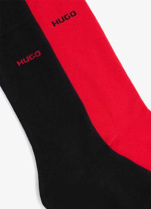 HUGO Sokken met logo in 2-pack - detail 3 rood