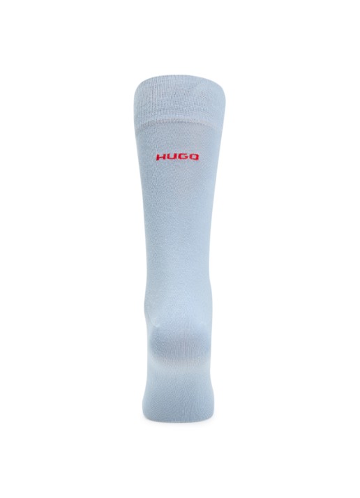 HUGO Sokken met logo in 2-pack - voorkant 2 donkerblauw