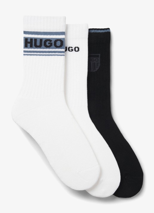 HUGO Sokken met logo in 3-pack