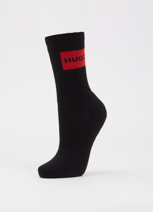 HUGO Sportsokken met logo in 2-pack - detail 3 roze