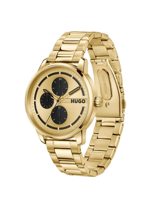 HUGO Stamp Multi horloge HU1530385  - detail 2 goud